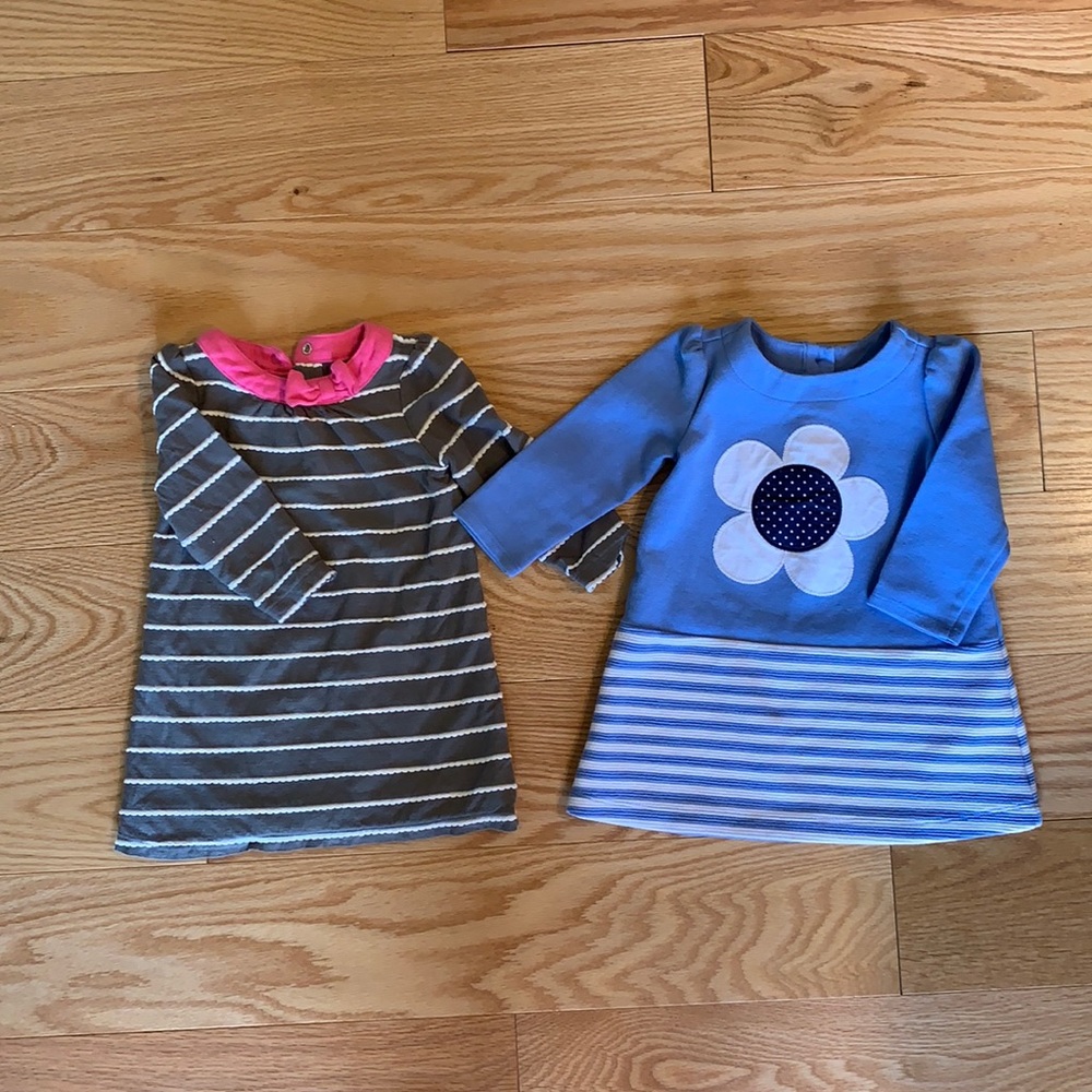 2 long sleeve Gymboree dresses